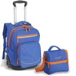 2 PIECE LAPTOP TROLLEY BACK PACK S-2070