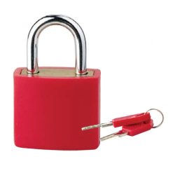 COLOURED BRASS KEY-LOCK T-044