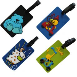 ZOO ANIMALS PVC LUGGAGE TAG T-063
