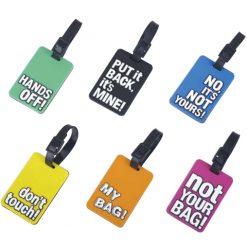 RUBBER SCHOOL BAG ID TAG T-024