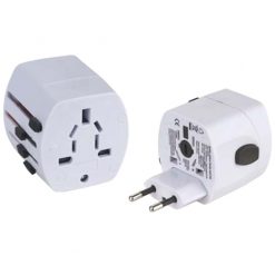 UNIVERSAL PUSH BUTTON TRAVEL ADAPTER (ALL-IN-1 OVAL) T-041