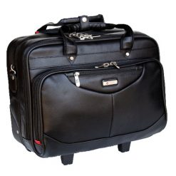 LEATHERETTE SOFT LAPTOP TROLLEY A-167