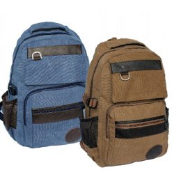 LARGE COTTON CANVAS KNAPSACK C-1012