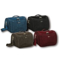 SILK MELANGE POLYESTER BEAUTY CASE L-258 D