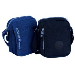 SMALL CRINKLE NYLON SLING BAG C-5009