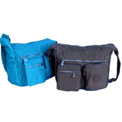 MEDIUM CRINKLE NYLON SLING BAG C-5012
