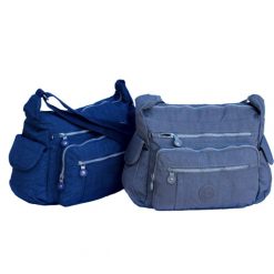 MEDIUM CRINKLE NYLON SLING BAG C-5013